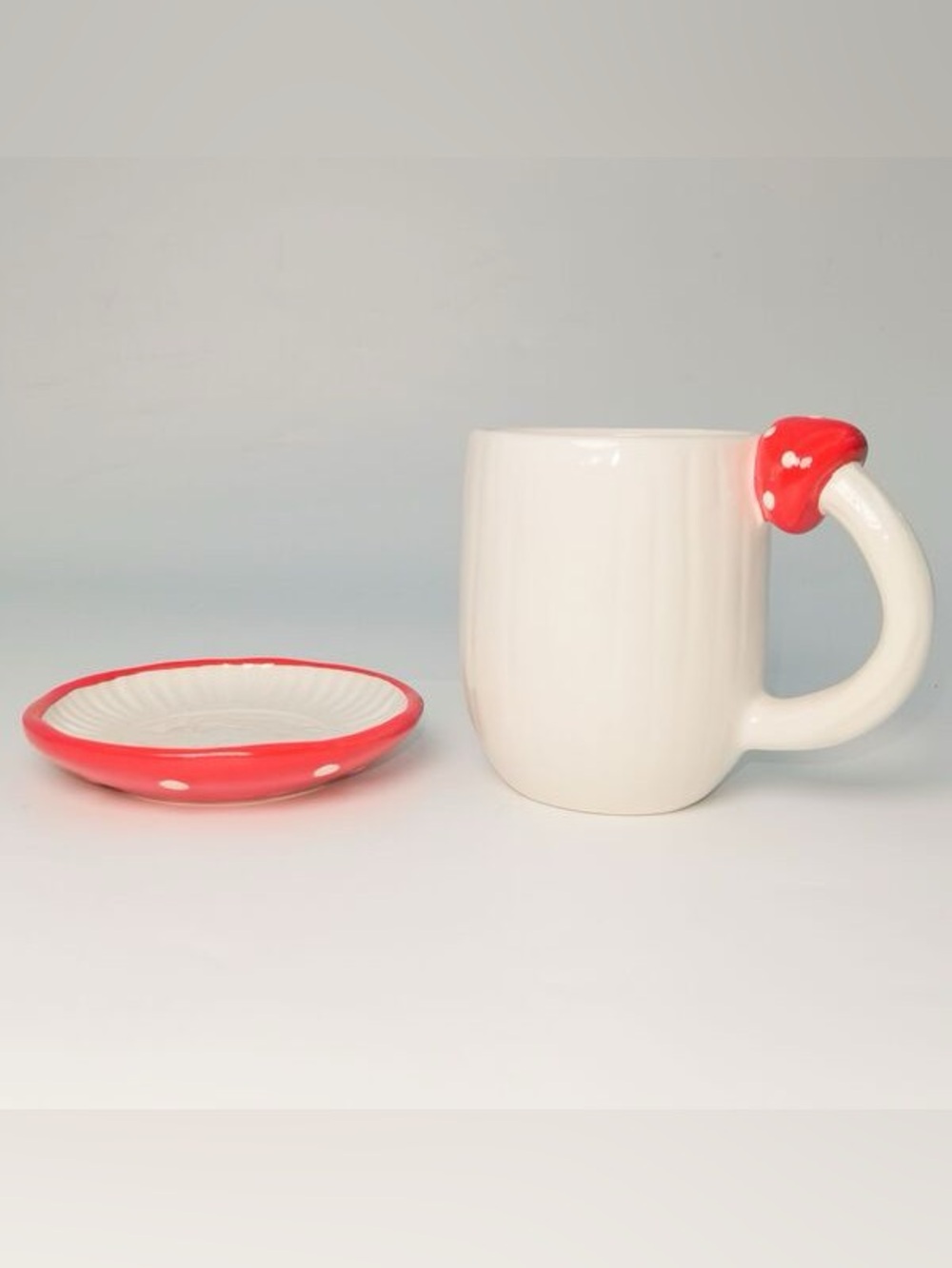 Toadstool Mug & Saucer - Picture 2 of 7
